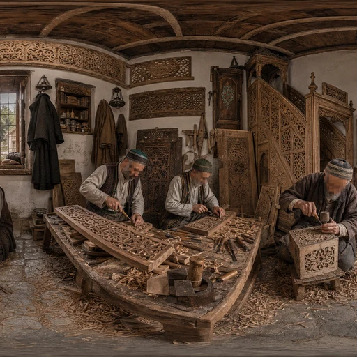Bosnian Mosque Woodcarvers