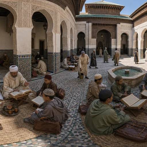 Qarawiyyin Courtyard Lesson