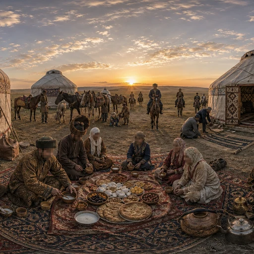 Yurt Ramadan Steppe Iftar