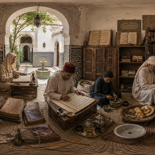 Maghrebi Qur'an Copying Room
