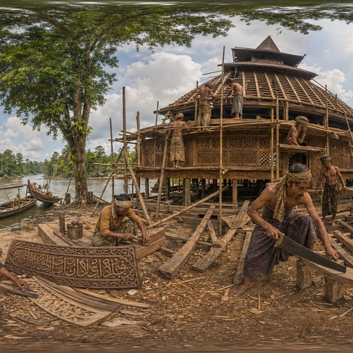 Malay Timber Mosque Builders