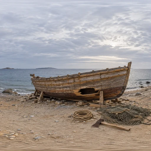 The Scuttled Boat