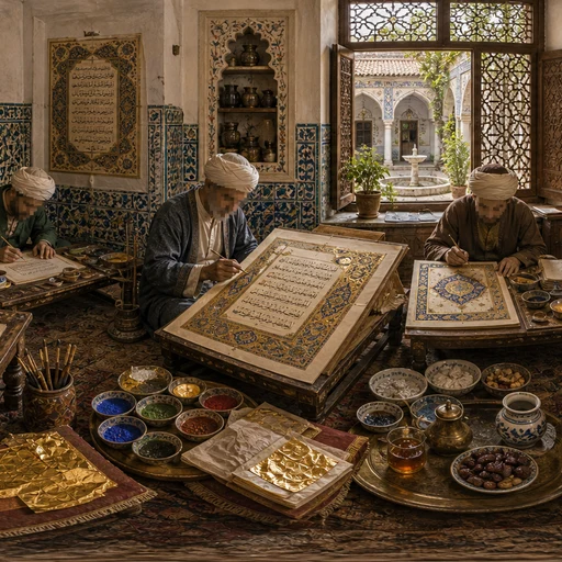 Qur'an Illumination Detail Room