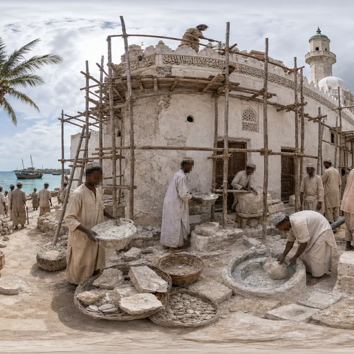 Swahili Coral Stone Mosque Repair